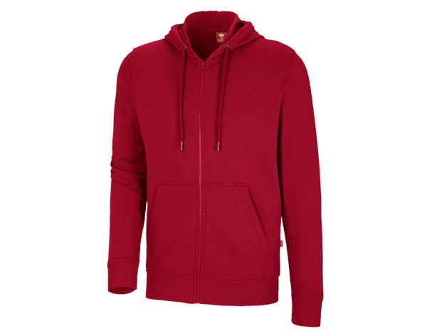 Hoody-Sweatjacke poly cotton