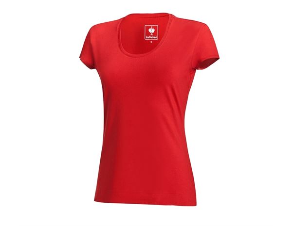e.s. T-Shirt cotton stretch, Damen